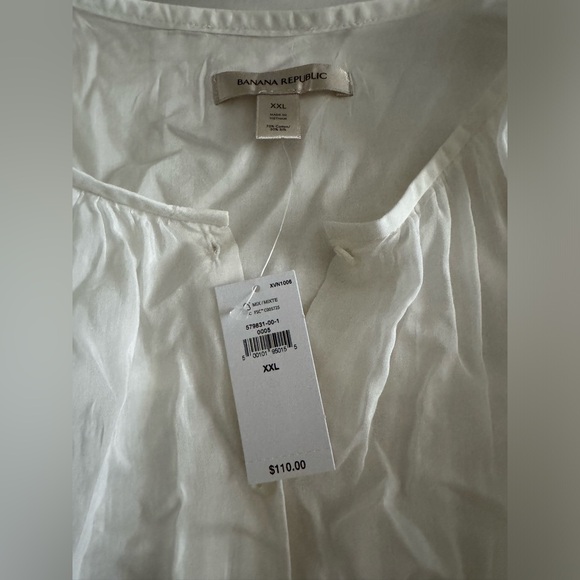 Banana Republic West Cotton Silk Shirt NWT - Picture 2 of 5
